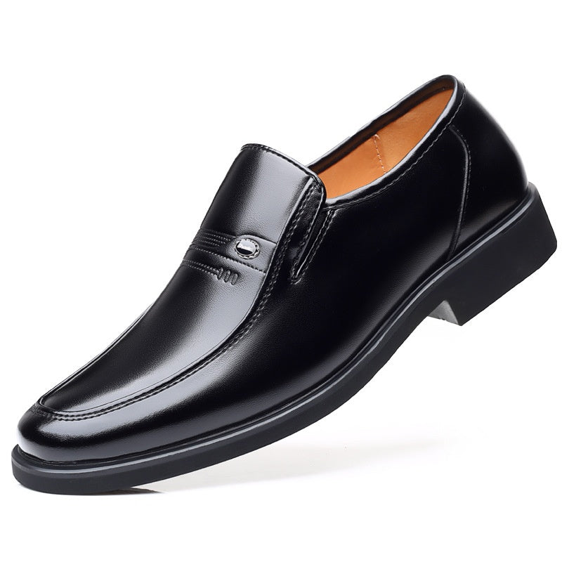 Chaussures en cuir pour hommes de printemps Plus-size