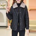 Manteau en cuir jetable en coton pour femmes