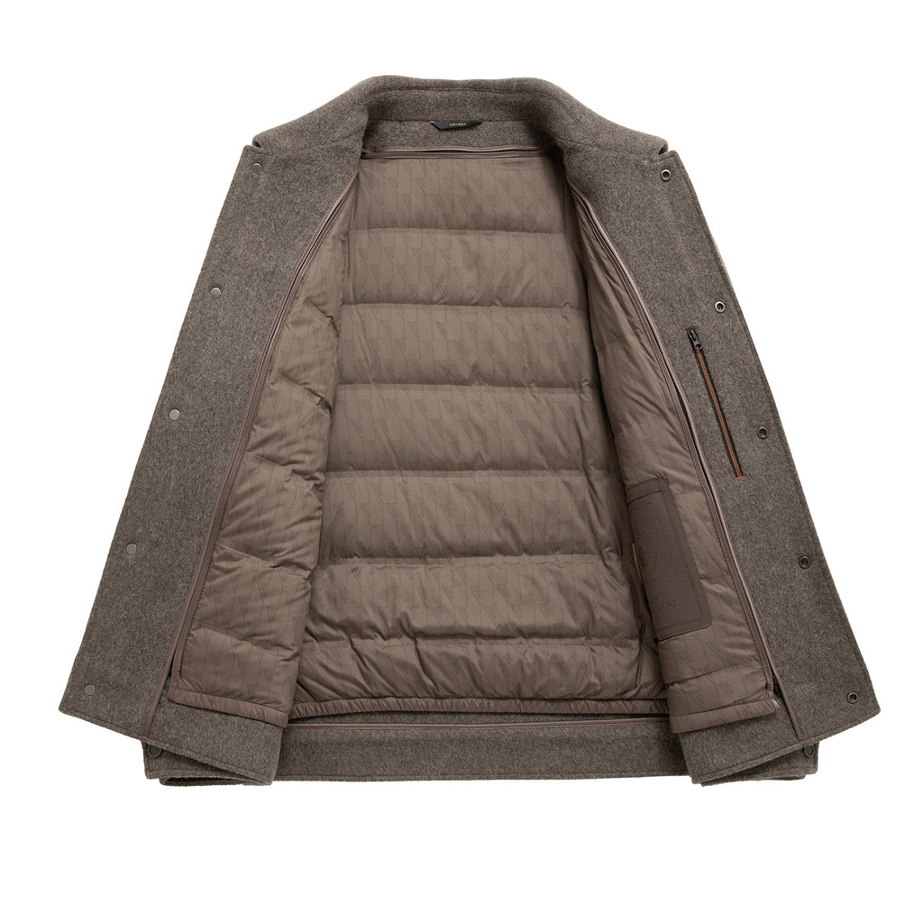 Manteau de laine à deux seins Hommes Vêtements de dessus