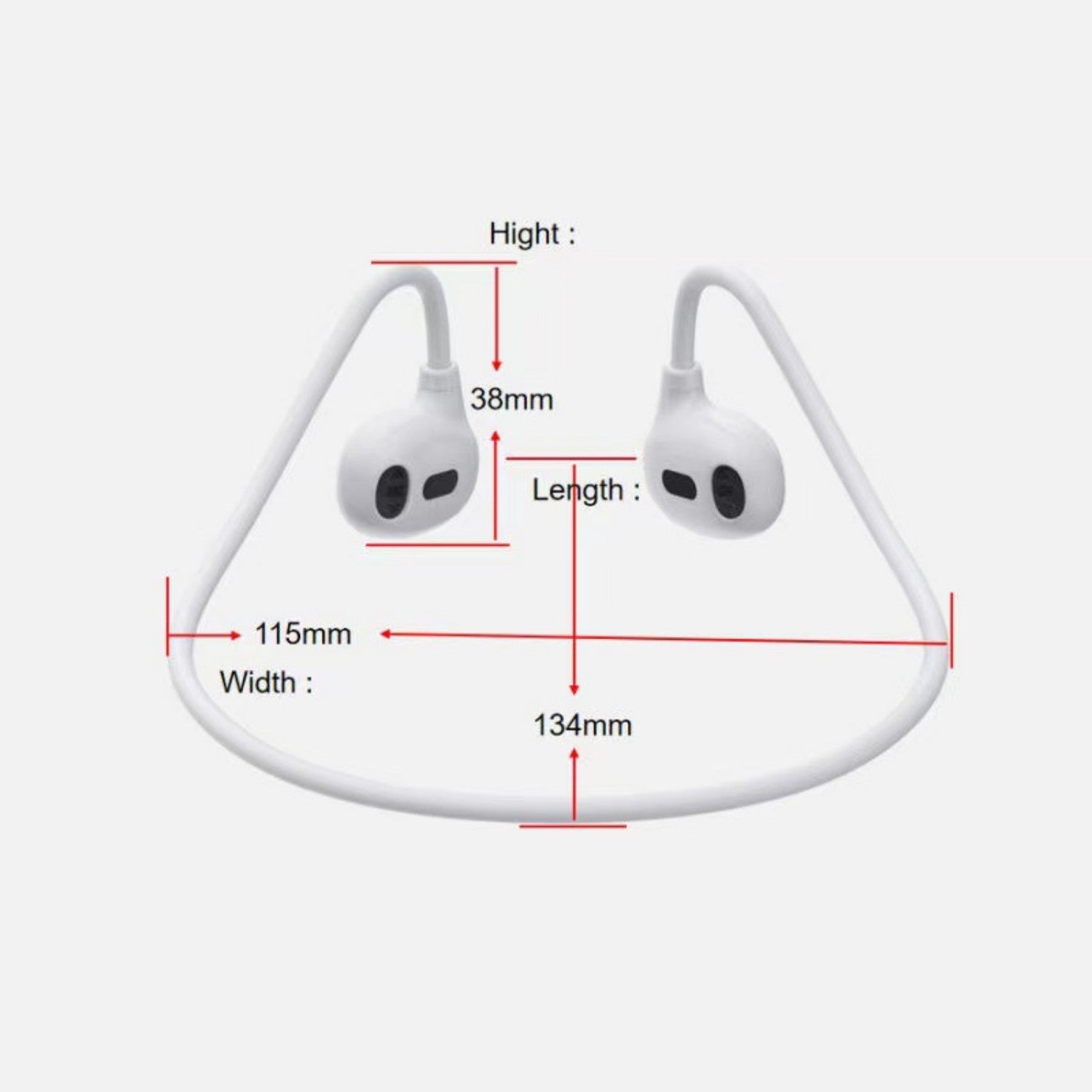 A2 Casques d'écoute Bluetooth Conduction osseuse