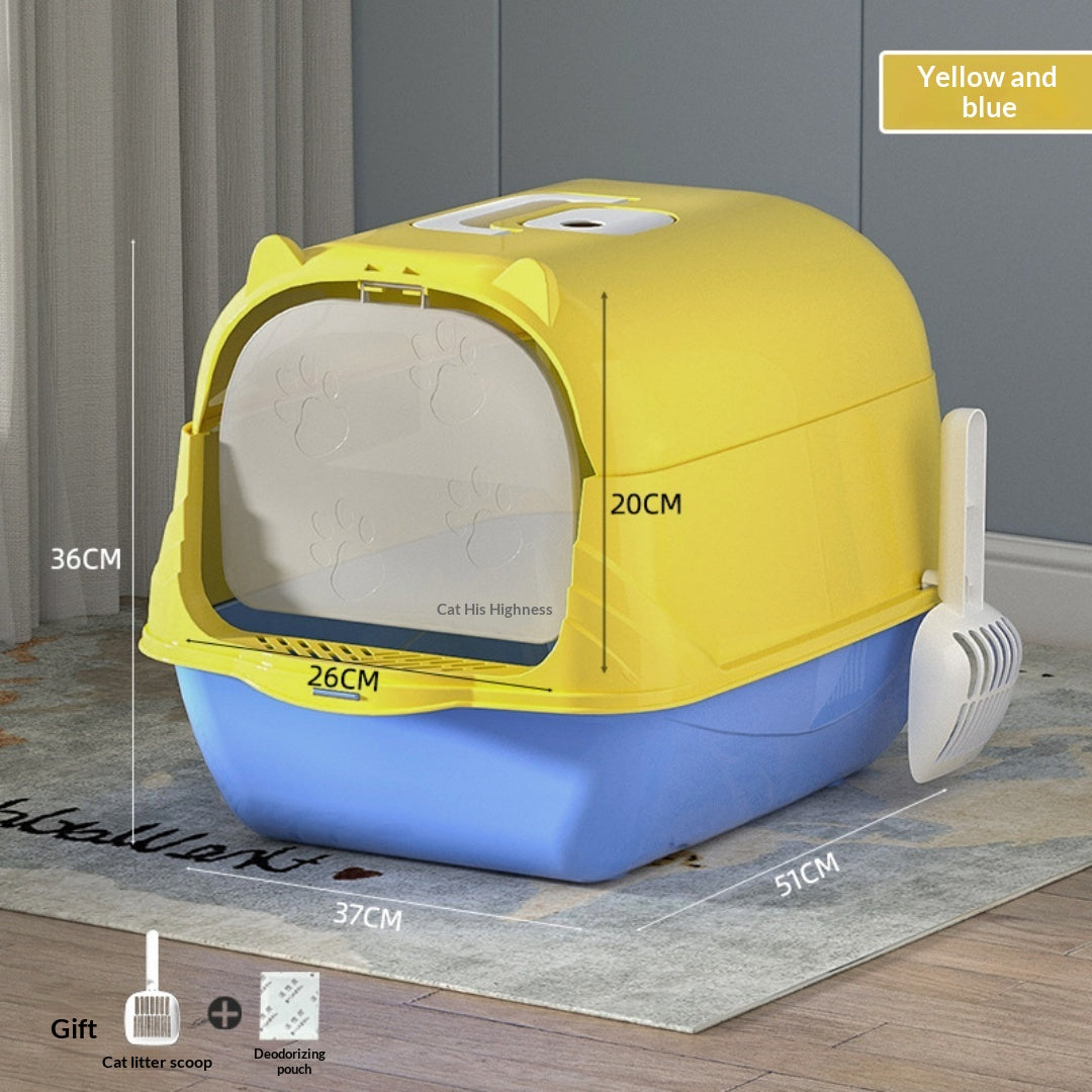 Boîte à litière pour chats extra-large
