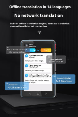 Machine de traduction de langage de photographie hors ligne intelligente