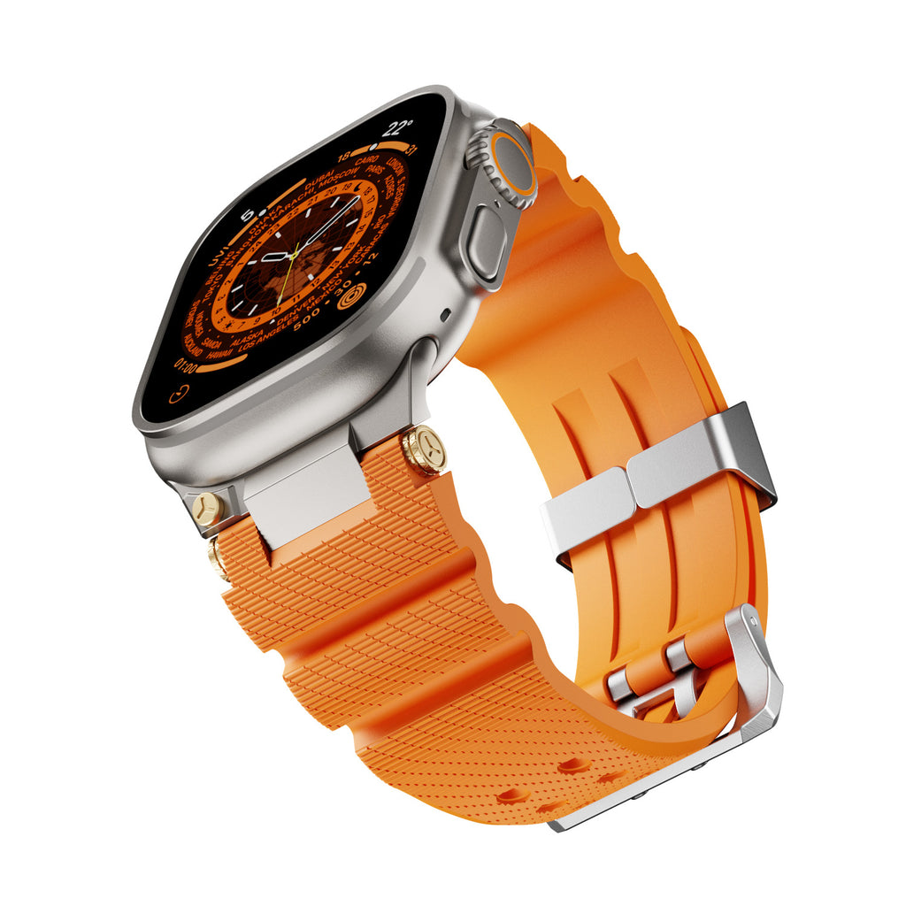 Sport silicone watch strap