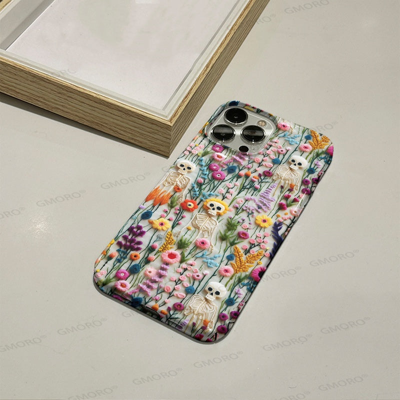 Rétro huile peinture boîtier de téléphone