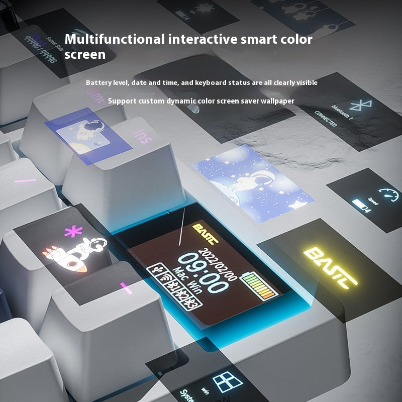 Three-mode Bluetooth Wireless Mechanical Keyboard
