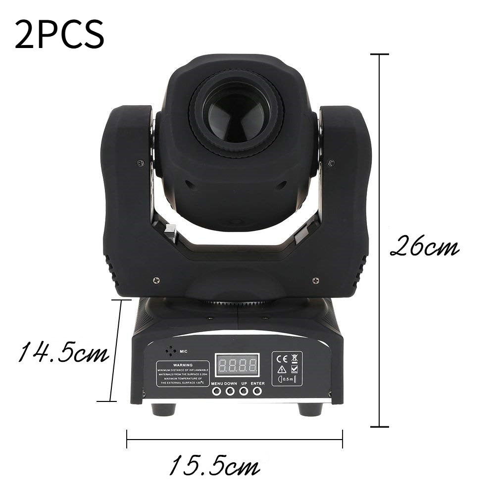 60W coloré Rotation Live Studio Beam Spotlight KTV Ambiance Light Led Pattern Shake