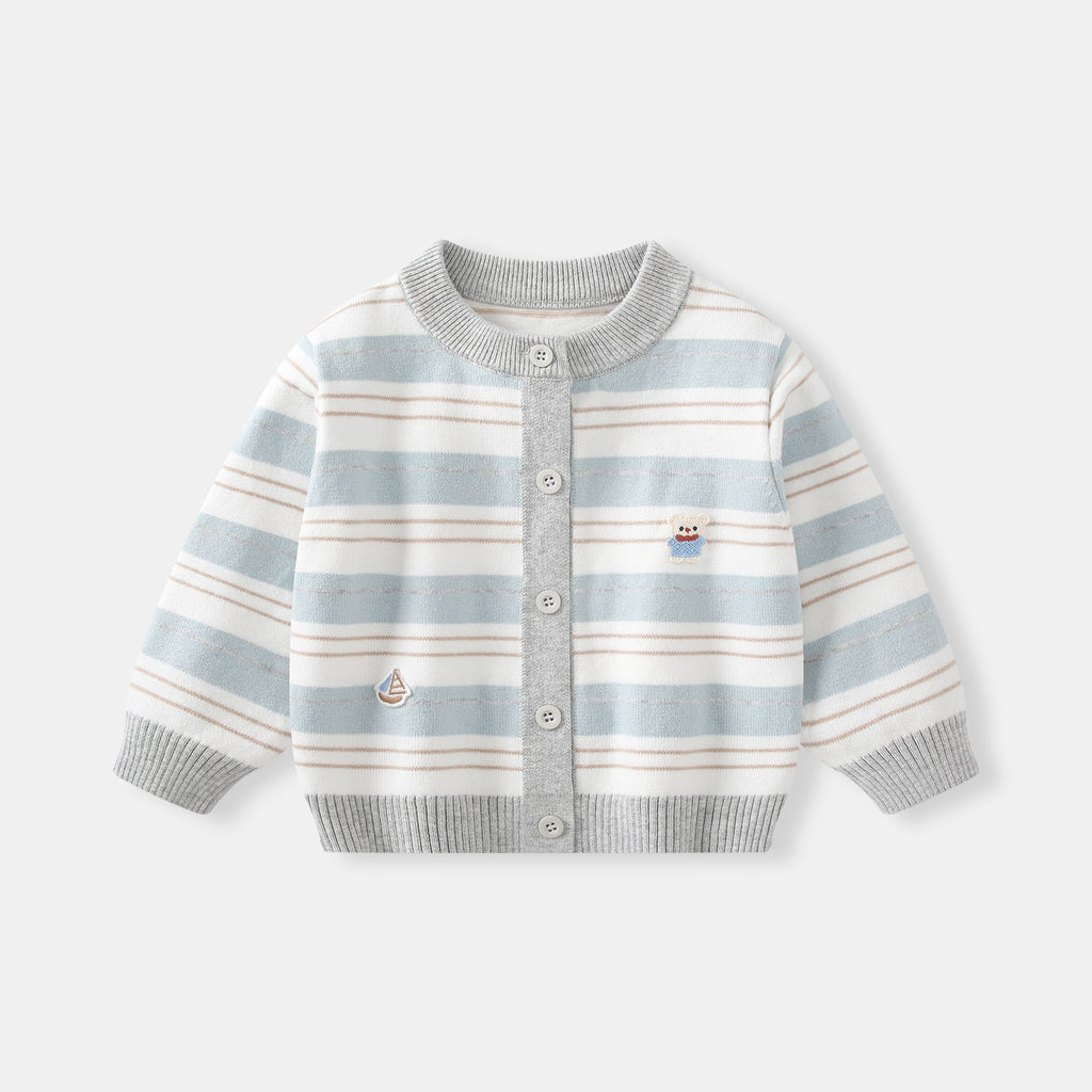 Chandail pour bébé Chemise tricotée pour bébé garçon
