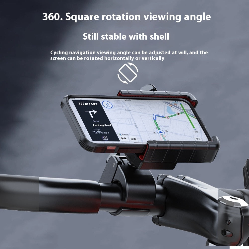 Bracket de navigation de porte-cellulaire électrique de moto