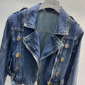 Popular Street Cool Button Denim Coat Style coréen Loose Et Idle Fan Car Top