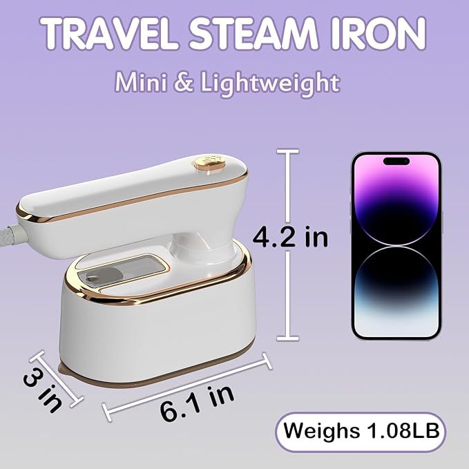 Fer électrique rotatif Mini Portable Garment Steamer Fer