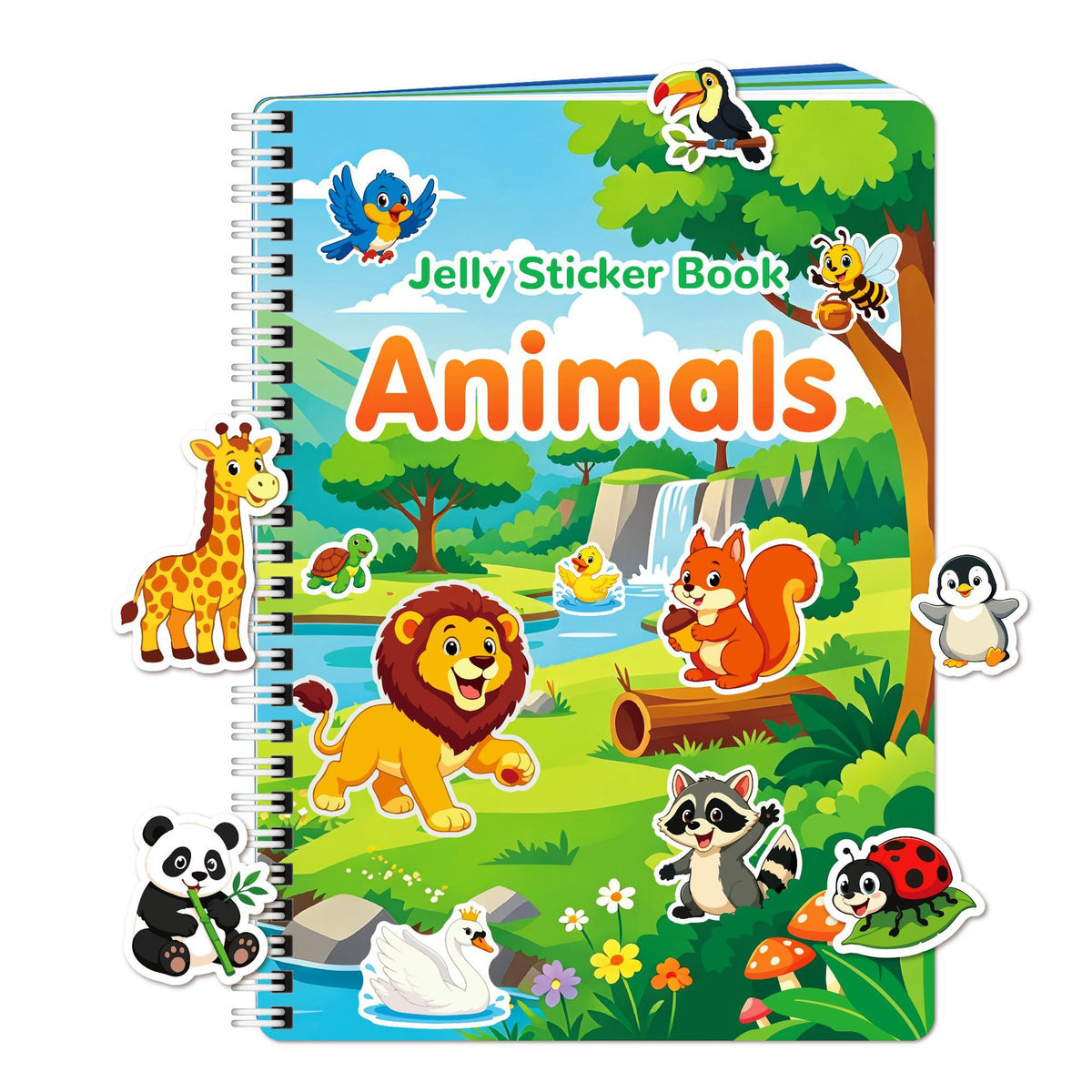 Jelly Stickers for Kids with Washable Stickers