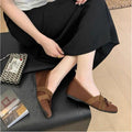Femmes Vintage Ruffle Frill Trim Cross Band Tiny Ribbon Bow Ballet Flats Matching Casual Da
