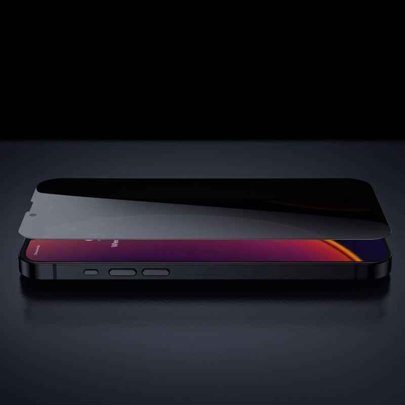 Plein écran Full Glass Privacy Tempered Film pour IP 5.4 pouces modèle noir
