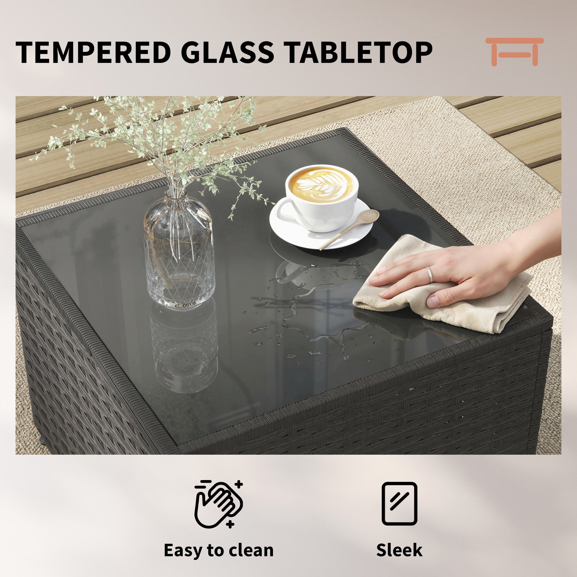 Ensemble de meubles patio 3 pièces