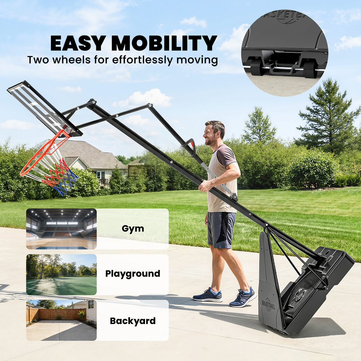 Outdoor Portable Basketball Hoop