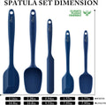 Ensemble de spatules en silicone résistant à la chaleur sans BPA