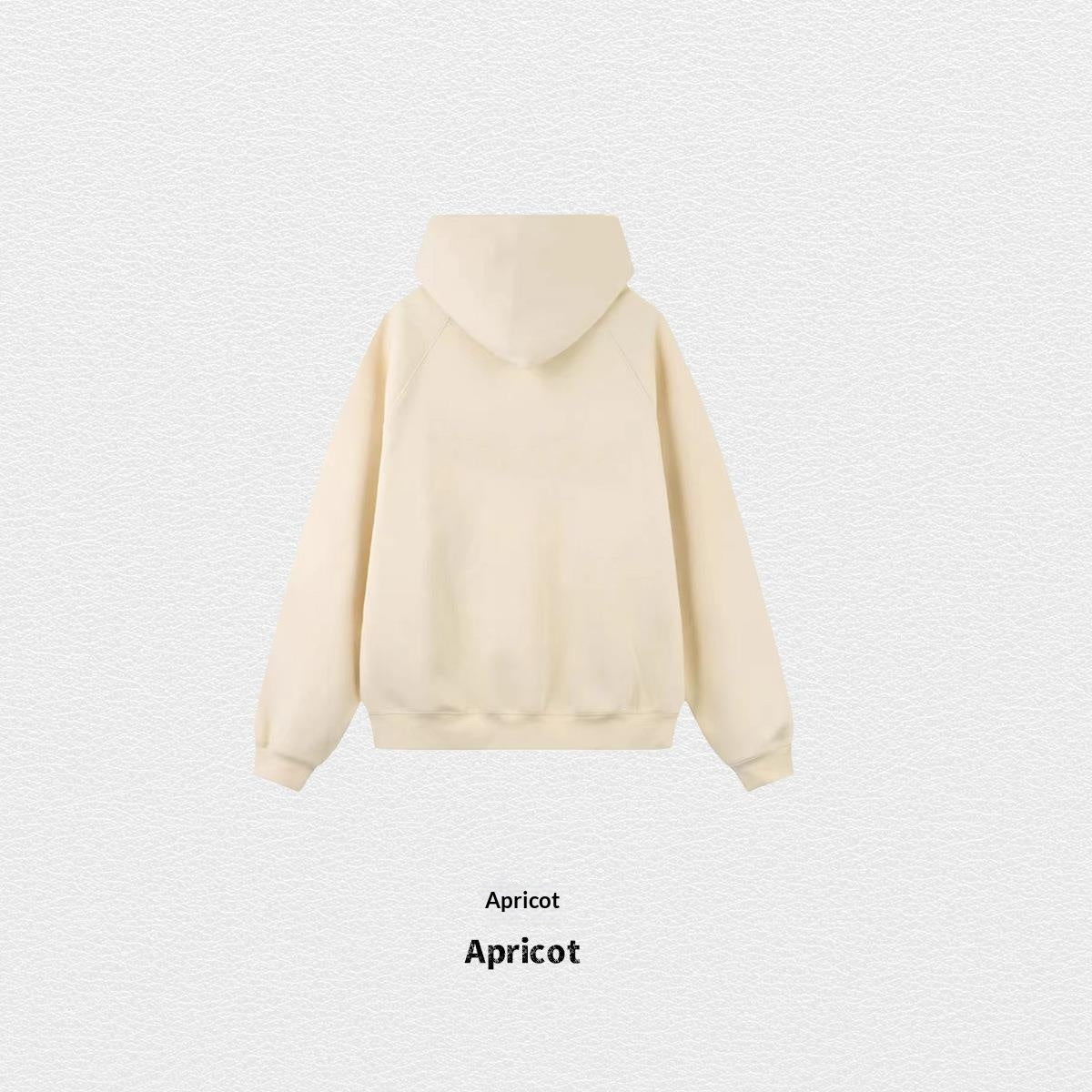 Hoodie d'automne de couleur solide doublée de polaire