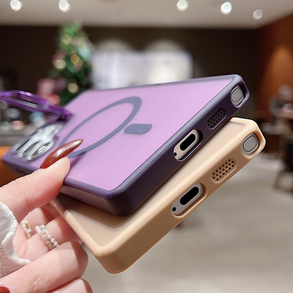 Couverture de protection anti-chute Cas de téléphone à aspiration magnétique