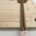 Pioches en bois massif-lapin coupé modèle-18 * 7 * 7cm-pouce aile bois-1 paire