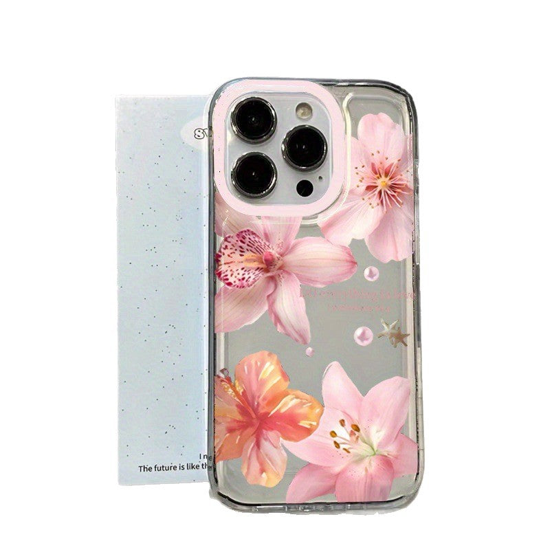 Lily Flower Non Slip Drop Housse téléphonique de preuve