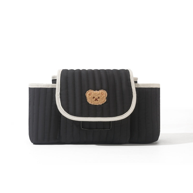 Sac matelassé à fermeture à glissière Sac à poussettes bébé