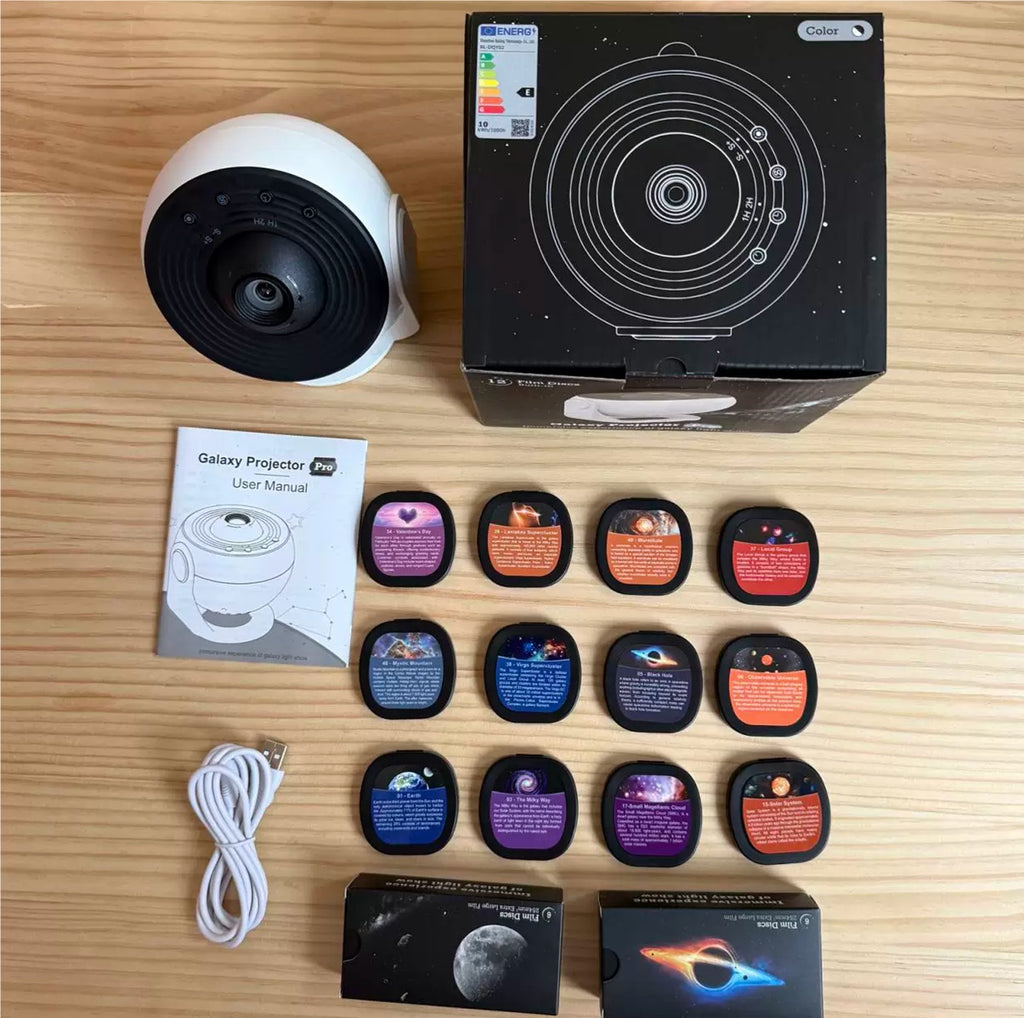 Projecteur Galaxy de nuit Starry Sky Projector 360 Rotate Lampe Planétarium pour les enfants Lit