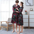 Ice-silk Thin-printed Home Peignoir