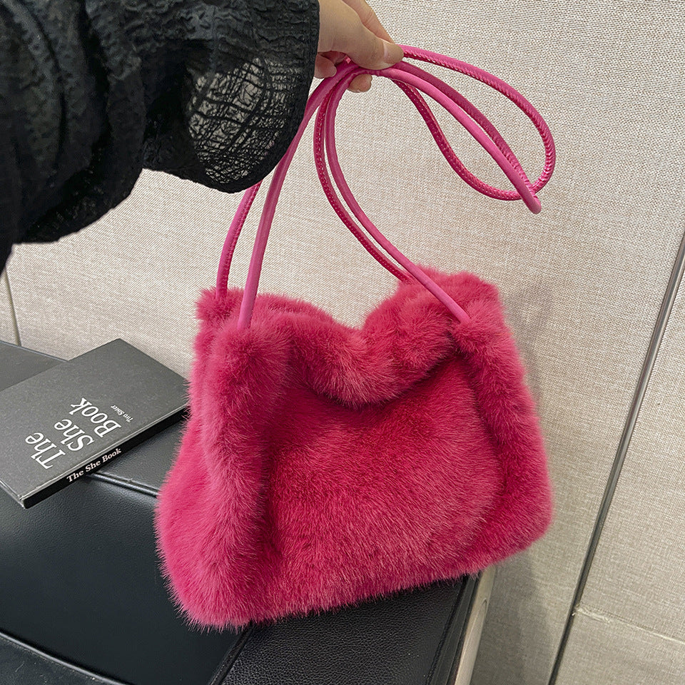 Sac en peluche Milan Mink pour l'automne Et l'hiver