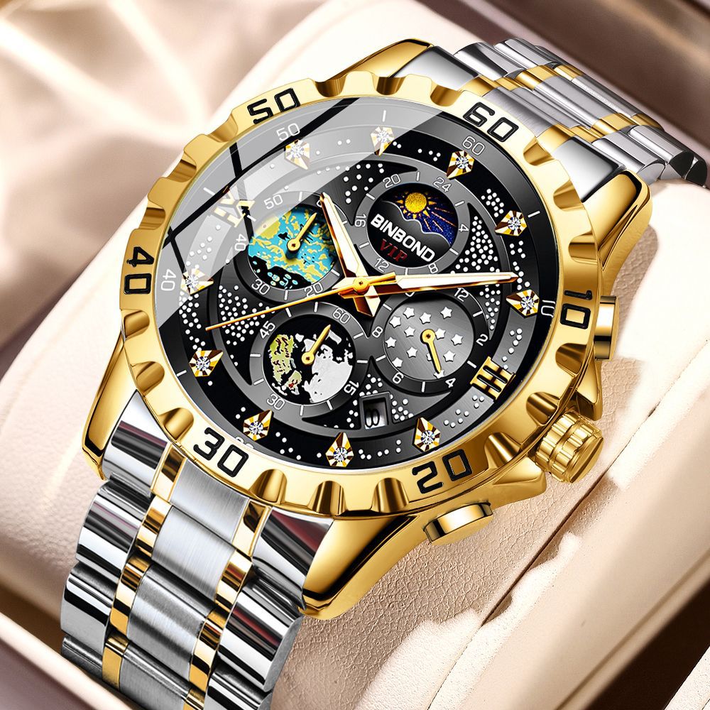 Montres Quartz Business Watch Imperméable Petites Trois broches