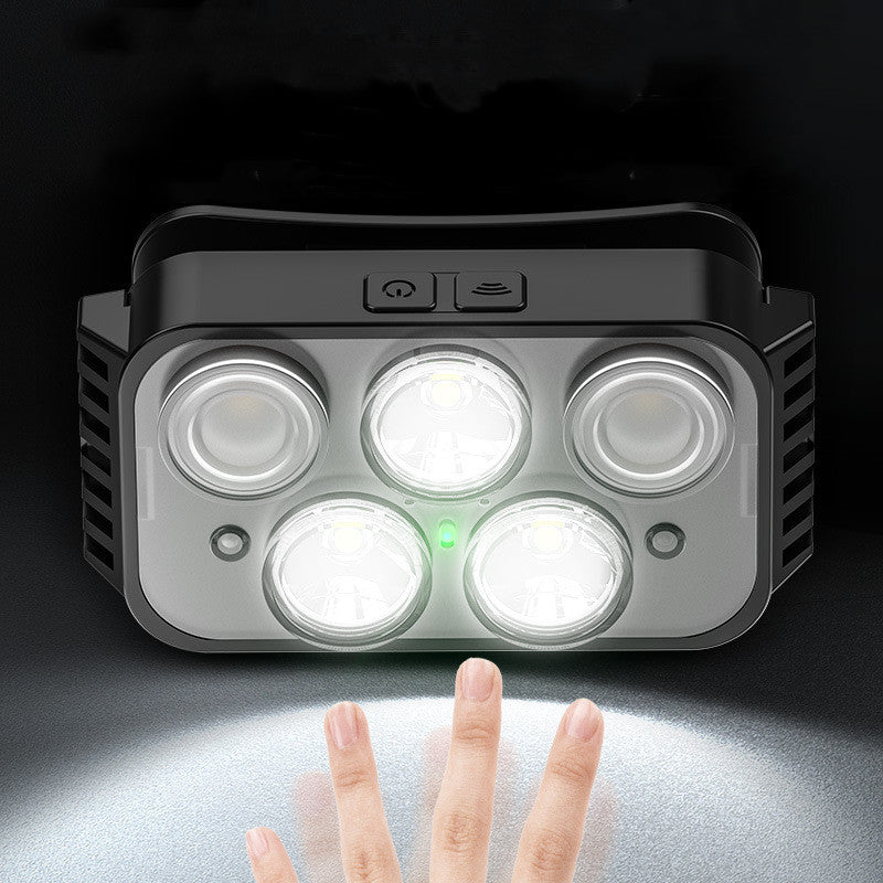 Outdoor Camping USB Rechargeable Smart Induction Lampe de pêche