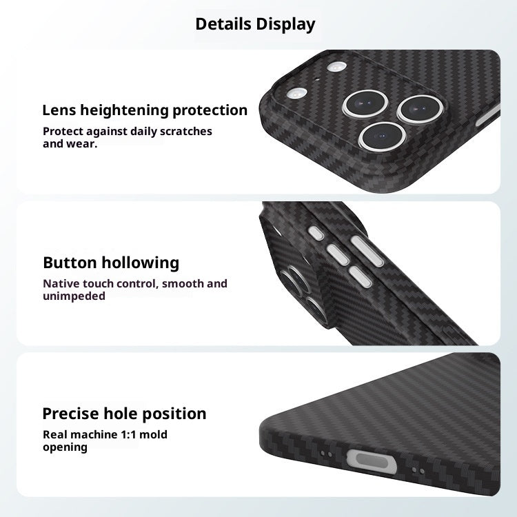 Kevlar Carbon Fibre Texture approprié pour le boîtier téléphonique PP Shell