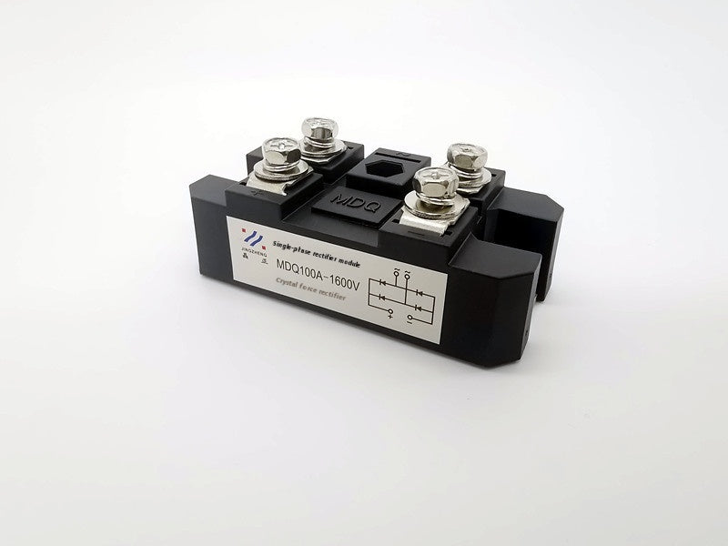 Pont rectificateur monophasé MDQ100A1600V 12v 24V 36V 48V 72v 220V 380V Haute puissance