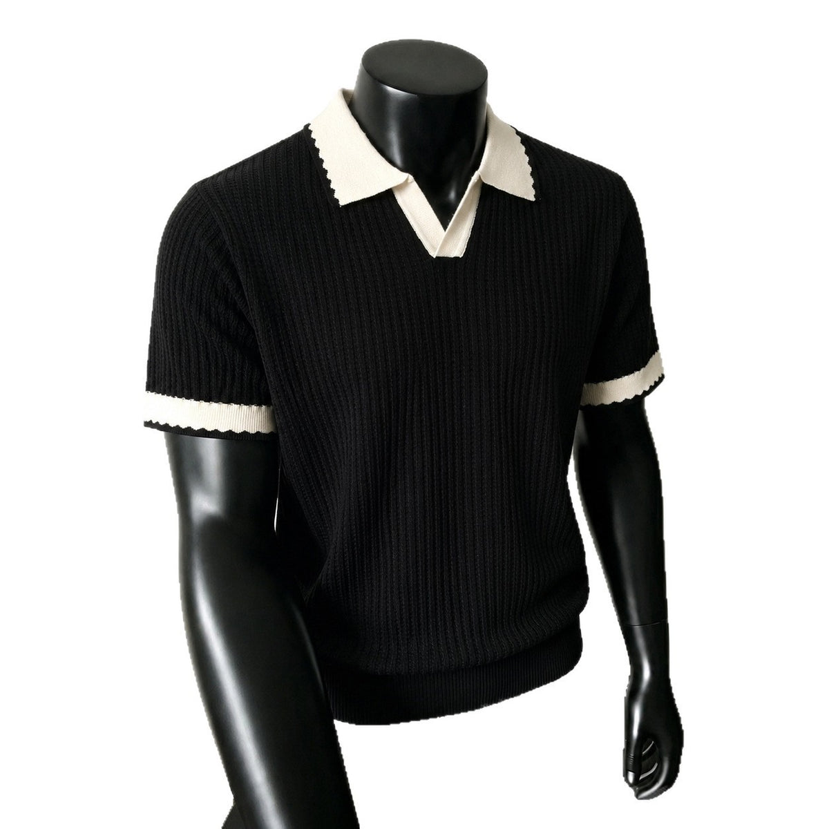 Élégant costume homme d'abricot avec un lapel et manches courtes