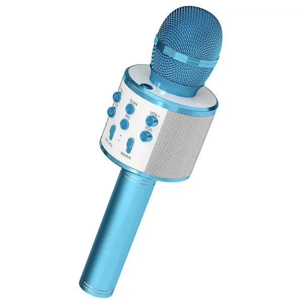 5 microphone sans fil sans fil Karaoke Mic avec haut-parleur 3 en 1 portable Bluetooth Microfono In