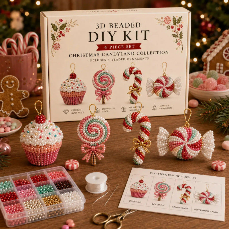 3D Perles Icônes de Noël Kit de bricolage