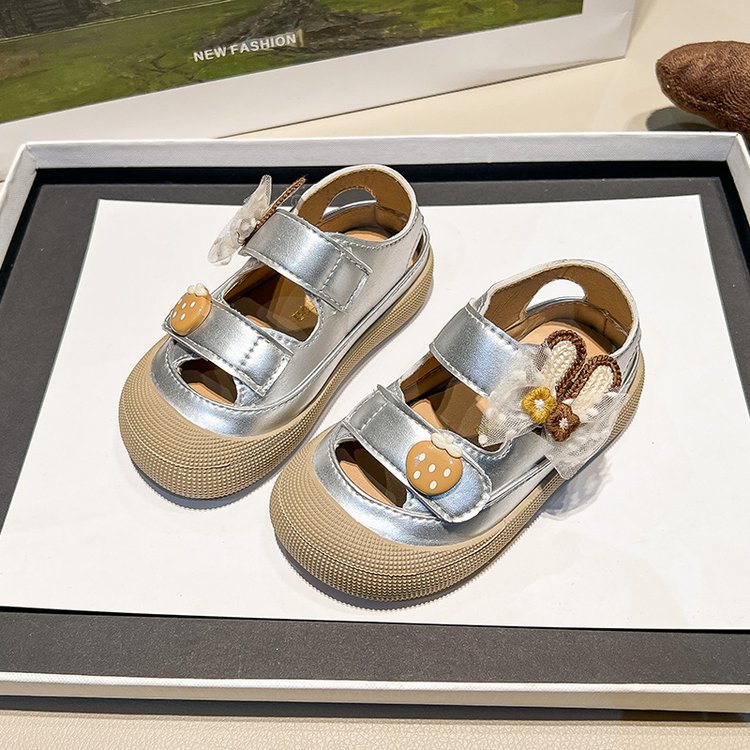 Fille Bébé mignon pendentif Sandales été Princesse des enfants Chaussures Baotou petite fille doux