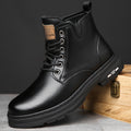 Bottes d'automne de style britannique avec des semelles épaisses