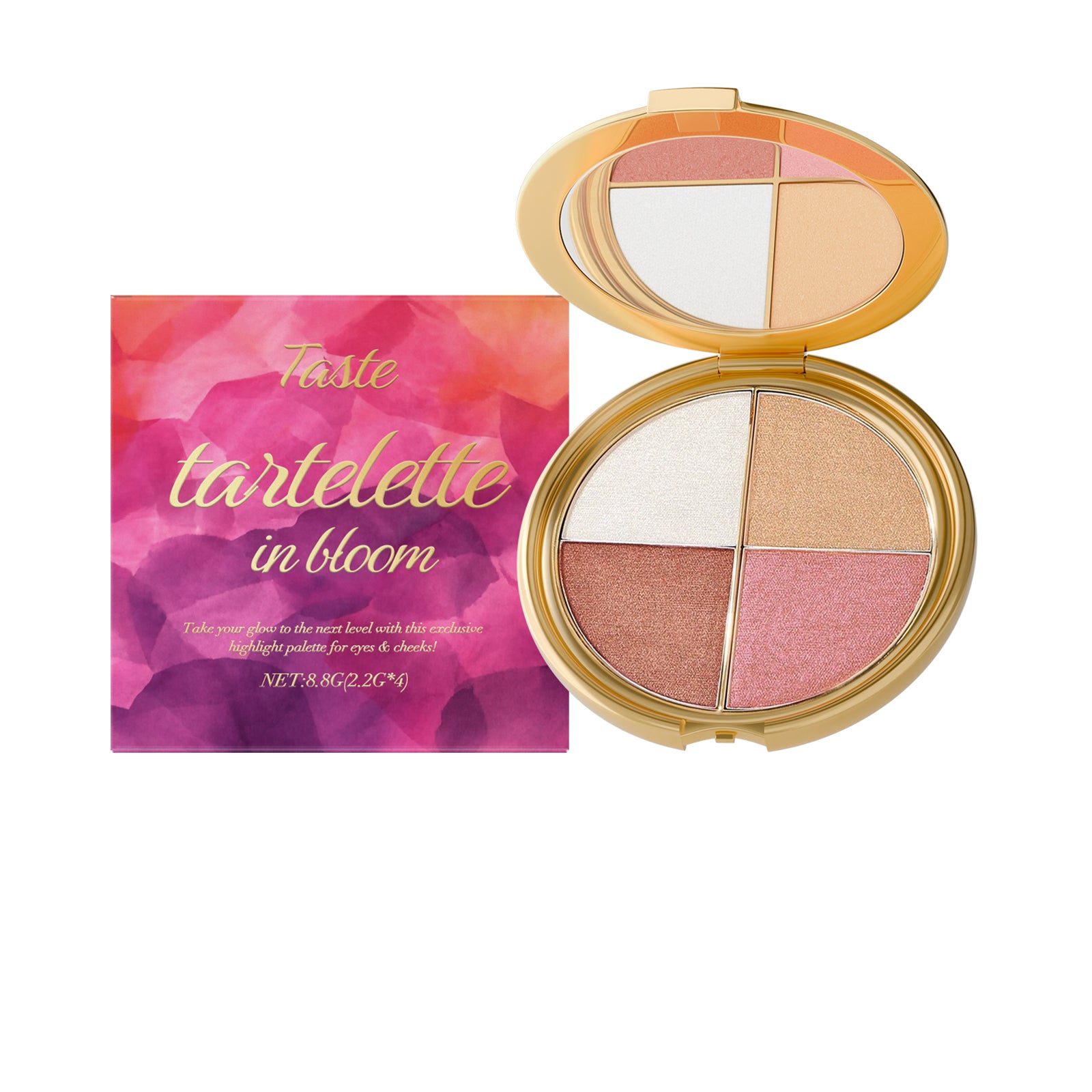 Highlighter, Eyeshadow et Blush Palette 8.8g