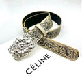 Ceinture féminine embossée vintage personnalisée style punk