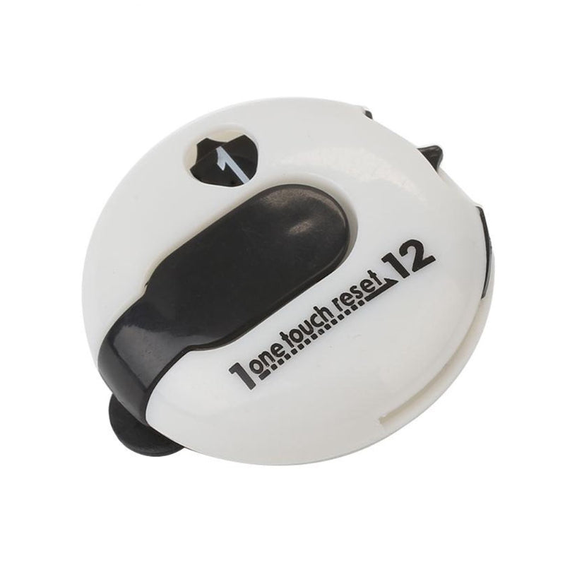 Round Golf Hat Clip Score Device Mini Score Stroke Counter