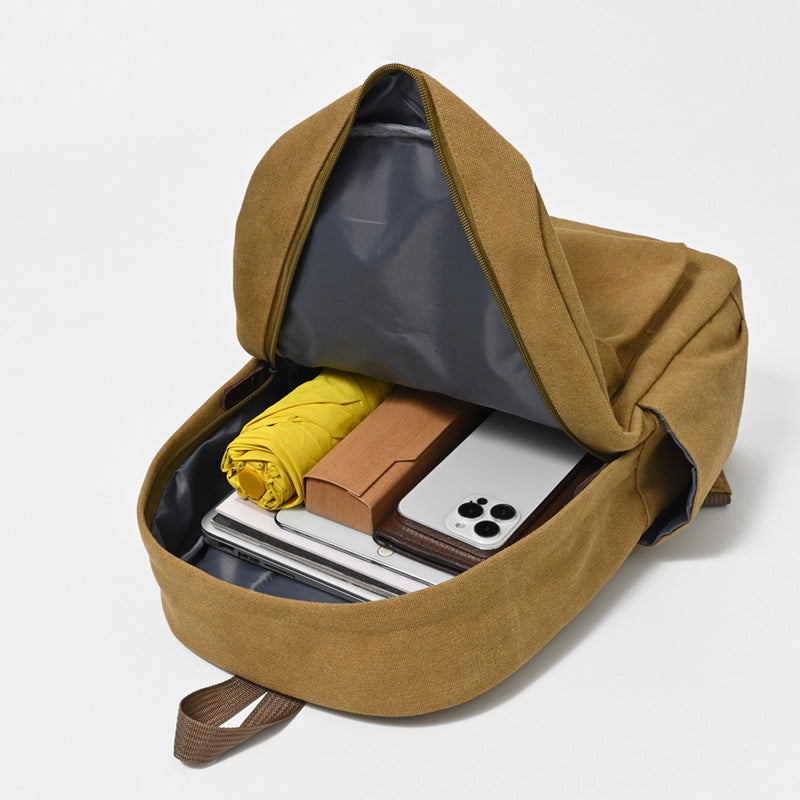 Canvas Grand Capacité Sac à dos pour hommes