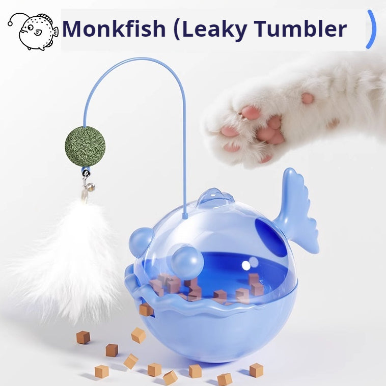 Jouet de chat Tumbler Cat Teaser Collations séchées au gel