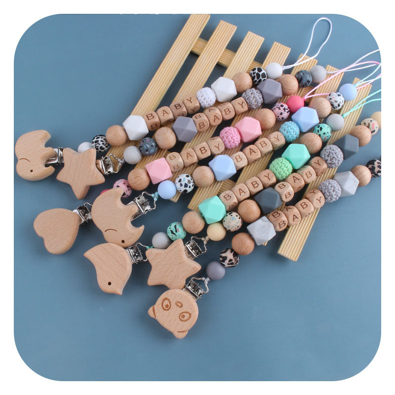 Produits pour bébés Clip de fermeture en hêtre animal cartoon