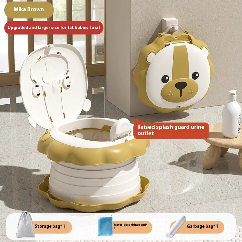 Toilettes pliantes pour enfants Portable Urinal Urinal Petit Garçon Bébé fille Voiture Voyage Toilette