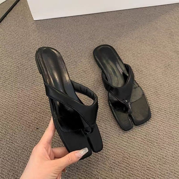 Flip Flops, Pantoufles de porc, Femmes d'été en plein air, Toe Beach Superbe appartement San