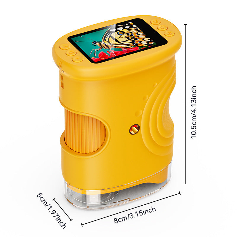 Exploration extérieure Microscope numérique portatif pour enfants