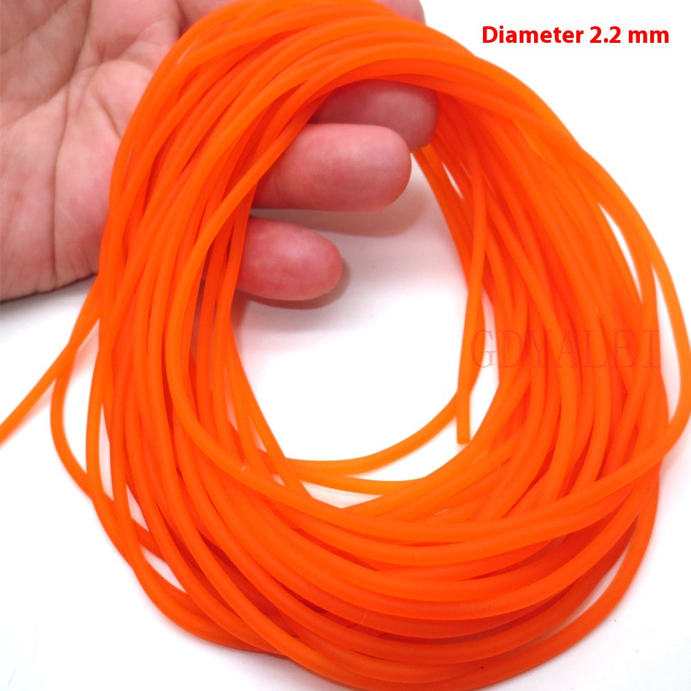 2-8mm Solid Fluorescent Latex haute résilience Jouets Projectiles de pêche Slings Durable Round