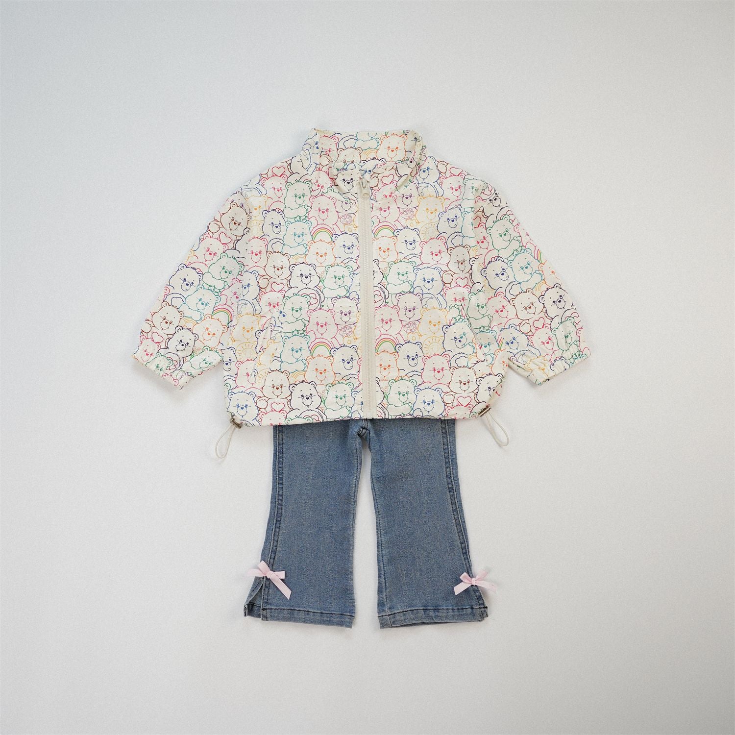 Produit Filles Micro-élastique Denim Bell-bottom Pantalons