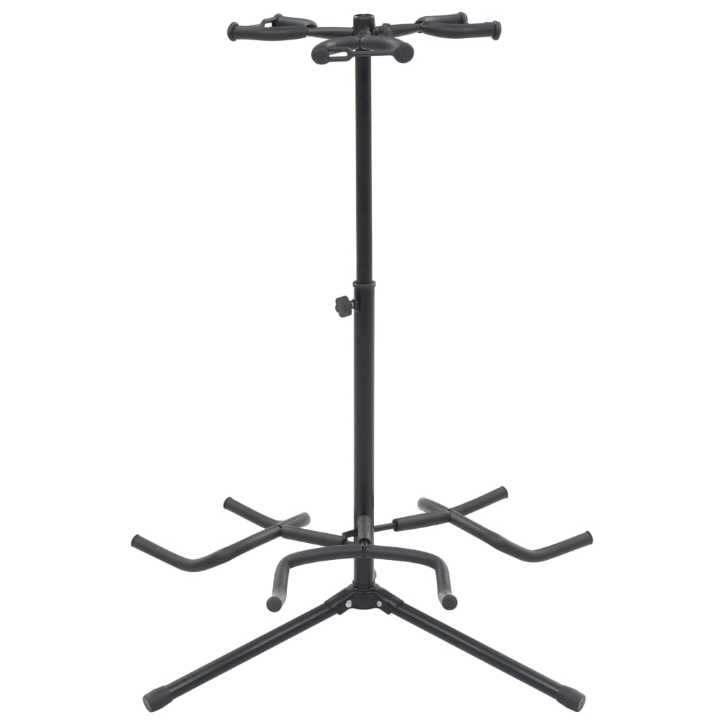 Support pour guitare acier noir