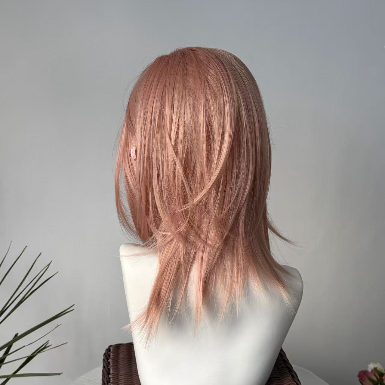 Été Mullet cheveux courts Perruque pleine tête